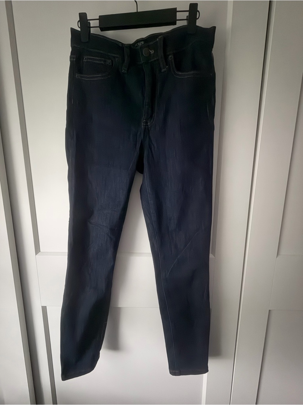 J. Crew Women's Skinny Jeans in Dark Navy fall transitional denim